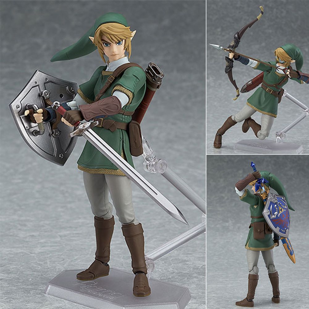 фигуркаЛегендаоЗельдеЛинк/TheLegendofZelda:TwilightPrincessLinkFigma320(14см)