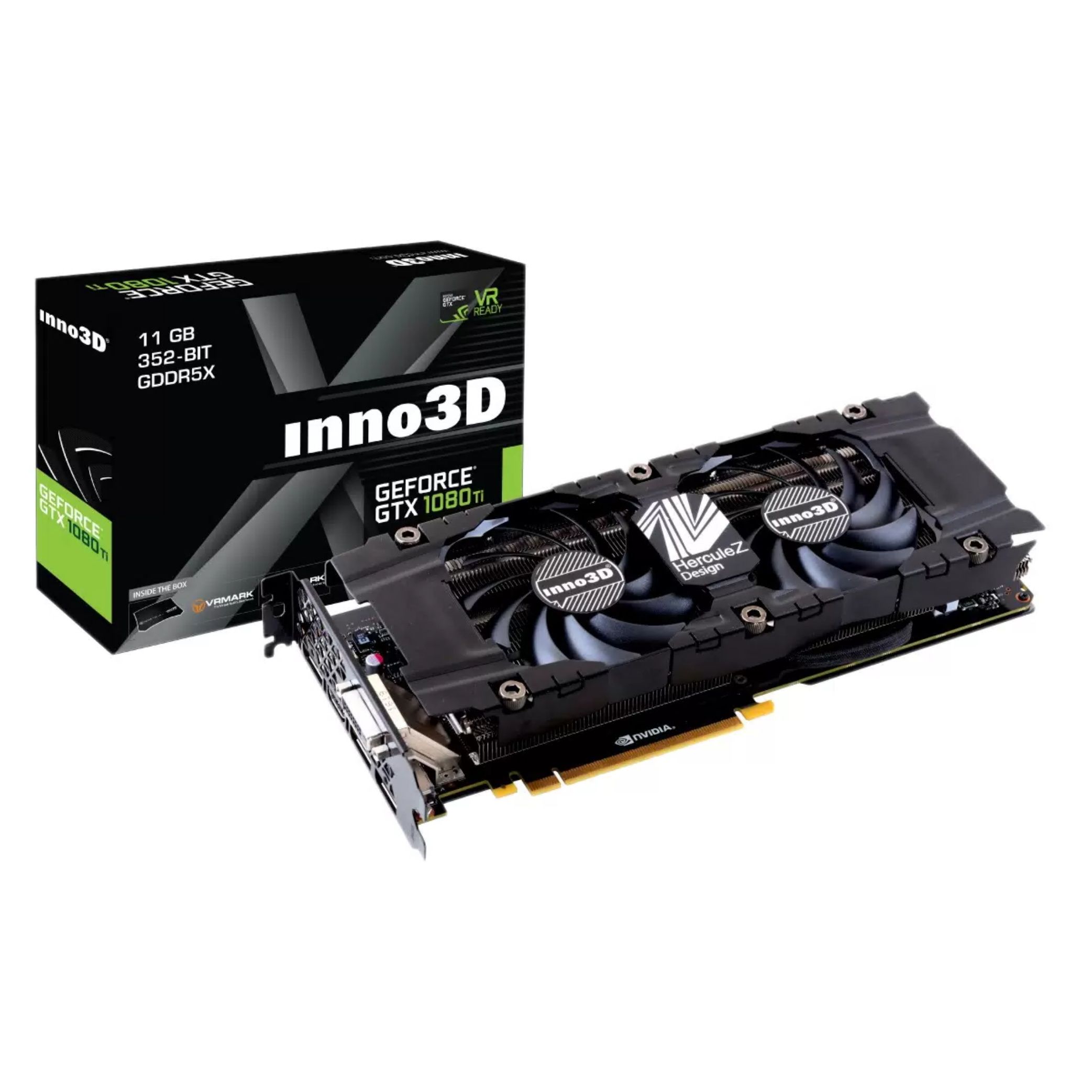 Inno3DВидеокартаGeForceGTX1080TiTwin2X11ГБ(N108T-1SDN-Q6MN)