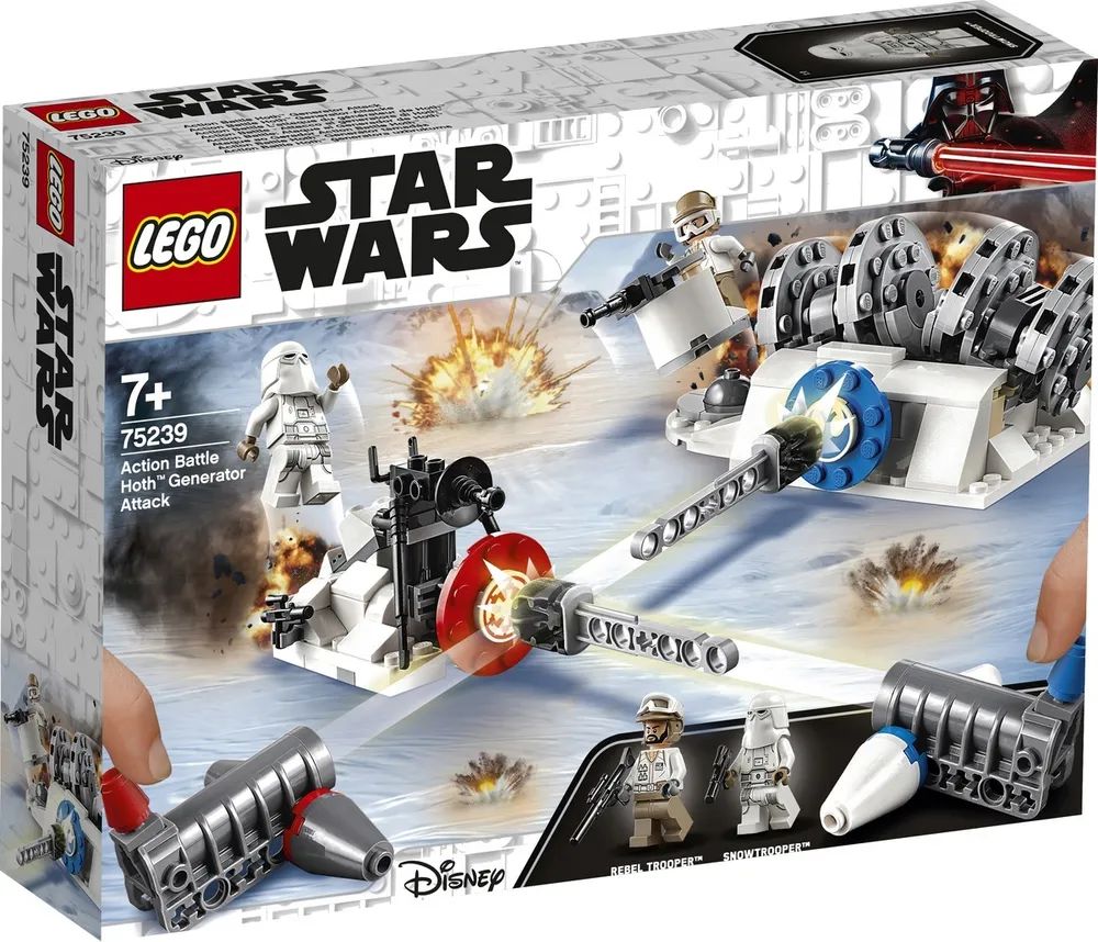 Lego star wars action battle hoth generator attack sale