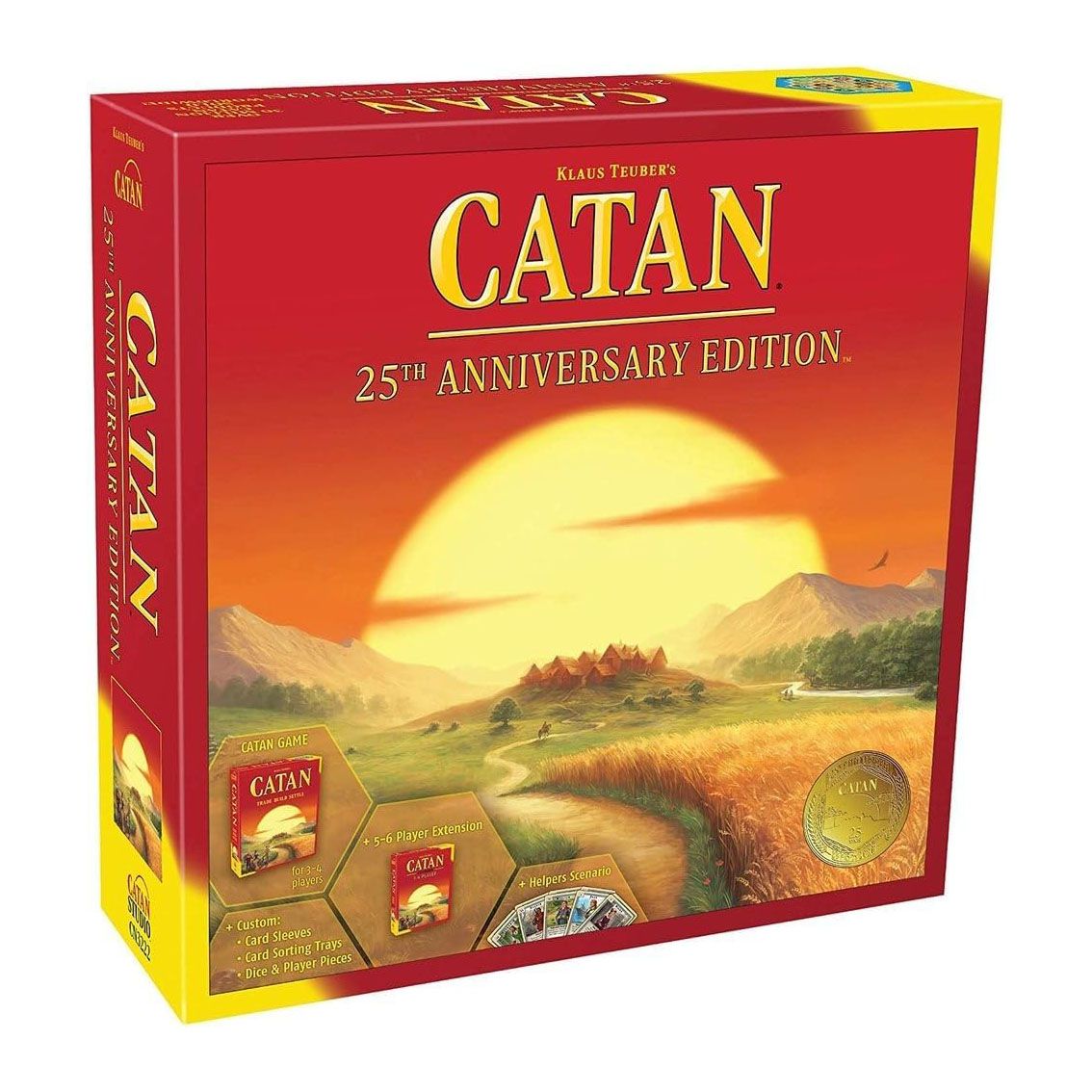 НастольнаяиграCatan(Колонизаторы).Наанглийскомязыке.Выпускс25-летию.