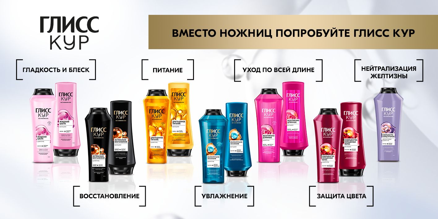 Глисс Кур Бальзам кондиционер для волос женский Жидкий шелк, 360 мл(图1)