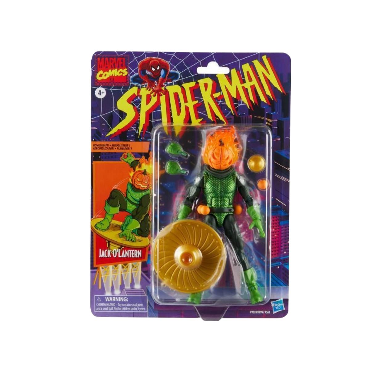 фигуркиHasbroMarvelLegendsSpidermanAnimationSeriesActionFiguresJackLantern-16cm;Марвелфигурки