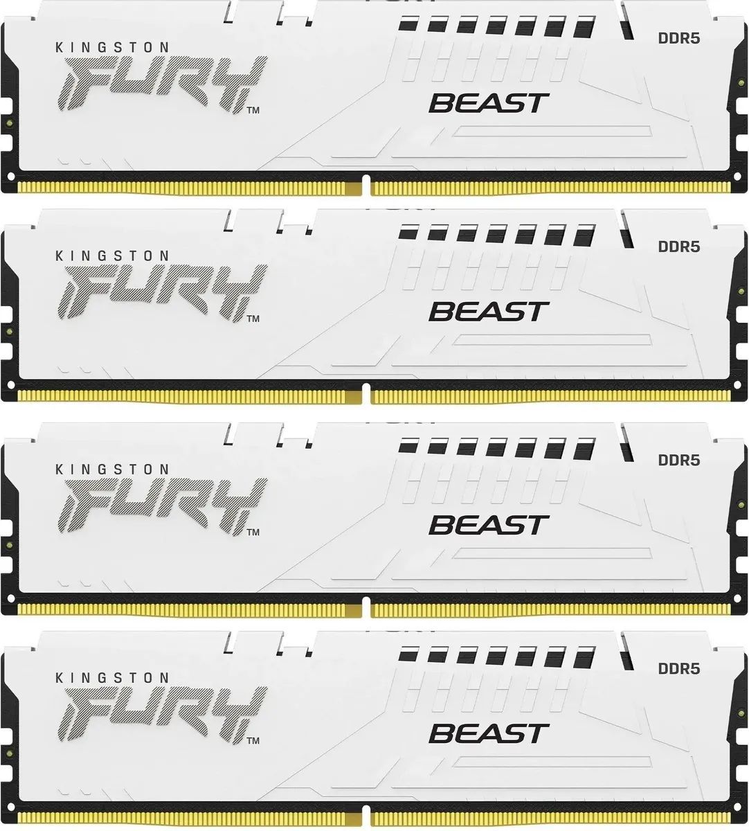 Kingston Fury Оперативная память Fury Beast DDR5 5600 МГц 4x16 ГБ (KF556C40BWK4-64)