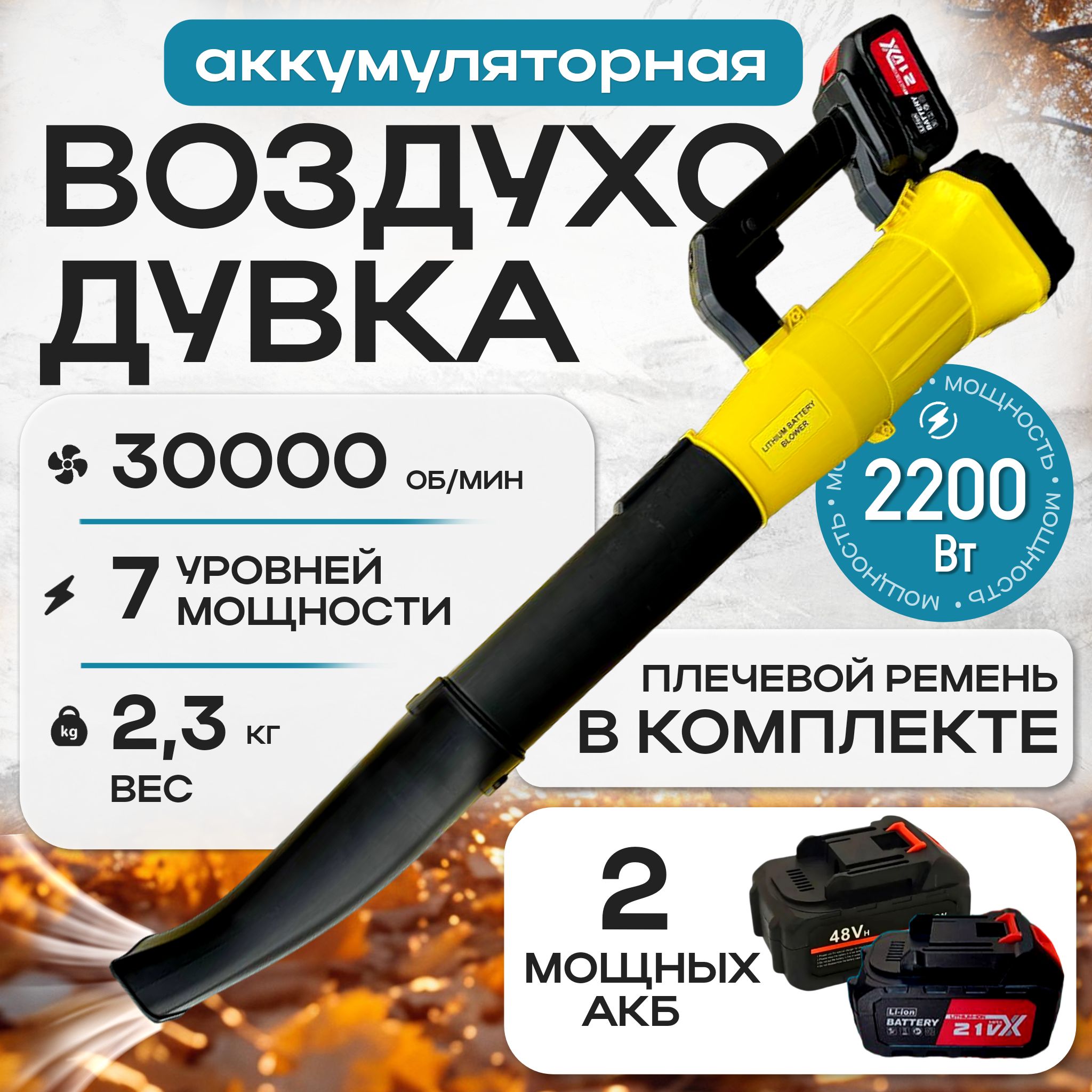 Воздуходувка,2200Вт