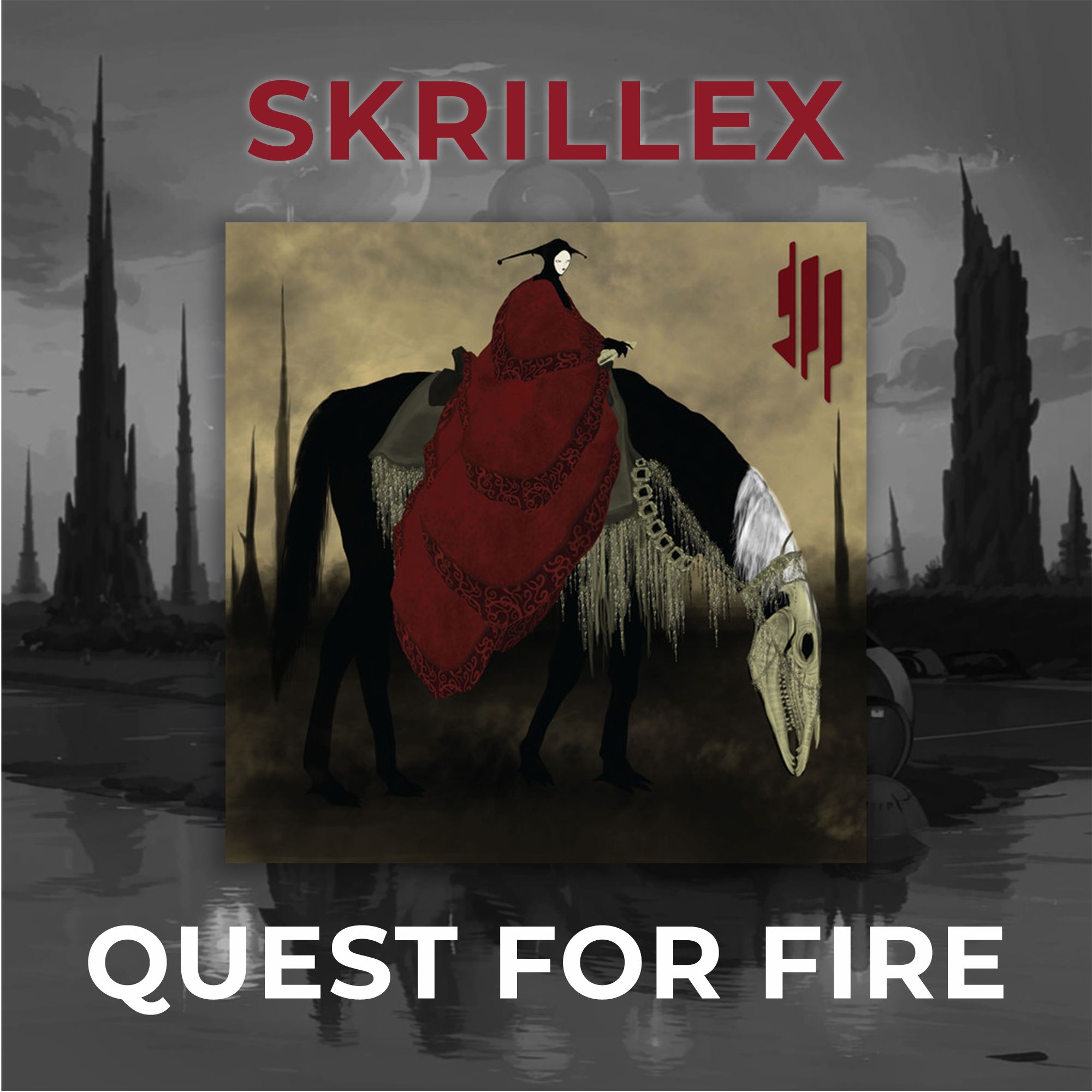 Виниловая пластинка SKRILLEX - Quest For Fire (Translucent Red) 2LP