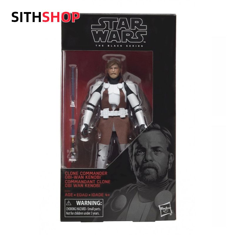 Hasbro Star Wars The Black Series Clone Commander Obi Wan Kenobi Exclusive 6 Inch Action Figures OZON 1701342140