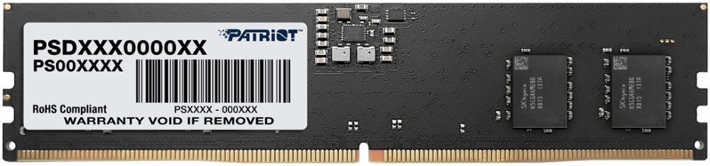 Patriot Memory Оперативная память Signature DDR5 5200 МГц 1x32 ГБ (PSD532G52002)