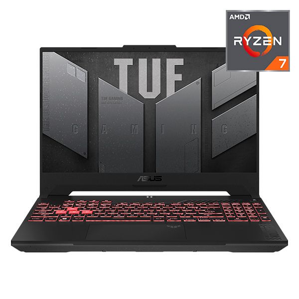 ASUSTUFGamingA1590NR0JP5-M002D0Игровойноутбук15.6",AMDRyzen77435HS,RAM16ГБ,SSD,NVIDIAGeForceRTX4050дляноутбуков(6Гб),Безсистемы,(TUFGamingA1590NR0JP5-M002D0),черный,Английскаяраскладка