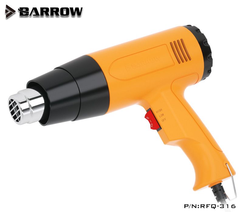 НагревательдлягибкитрубокBarrow1600WTemperature-controlledMultipurposehotairgunbendtubeheatingtool