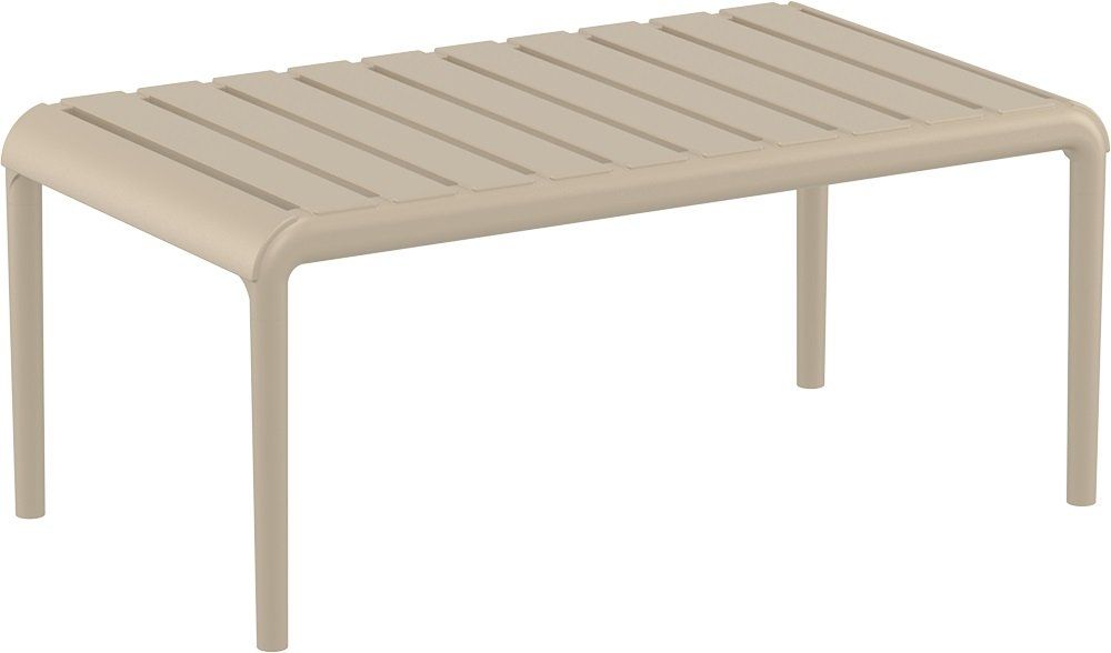 Столик пластиковый журнальный Paris Lounge Table, цвет бежевый, Siesta, Турция