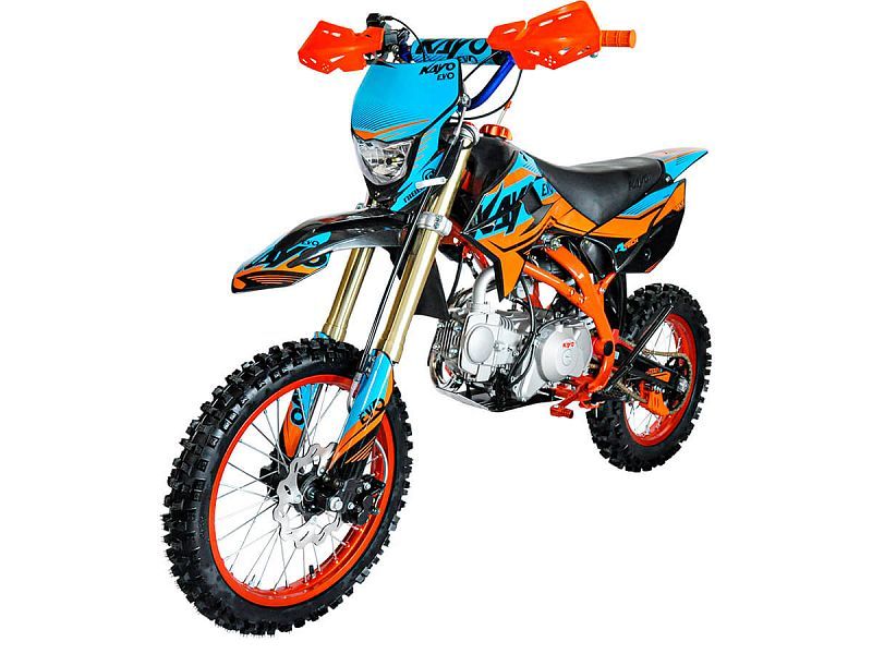 Питбайк KAYO EVOLUTION YX125EM 17/14 KRZ (механ. сцепл., эл. стартер)