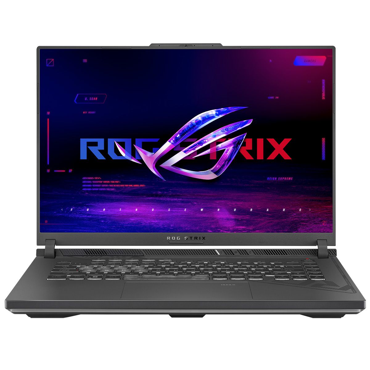 ASUSROGStrixG16G614JV-N4071Игровойноутбук16",IntelCorei7-13650HX,RAM16ГБ,SSD1024ГБ,NVIDIAGeForceRTX4060дляноутбуков(8Гб),Безсистемы,(90NR0C61-M005R0),серый,Русскаяраскладка