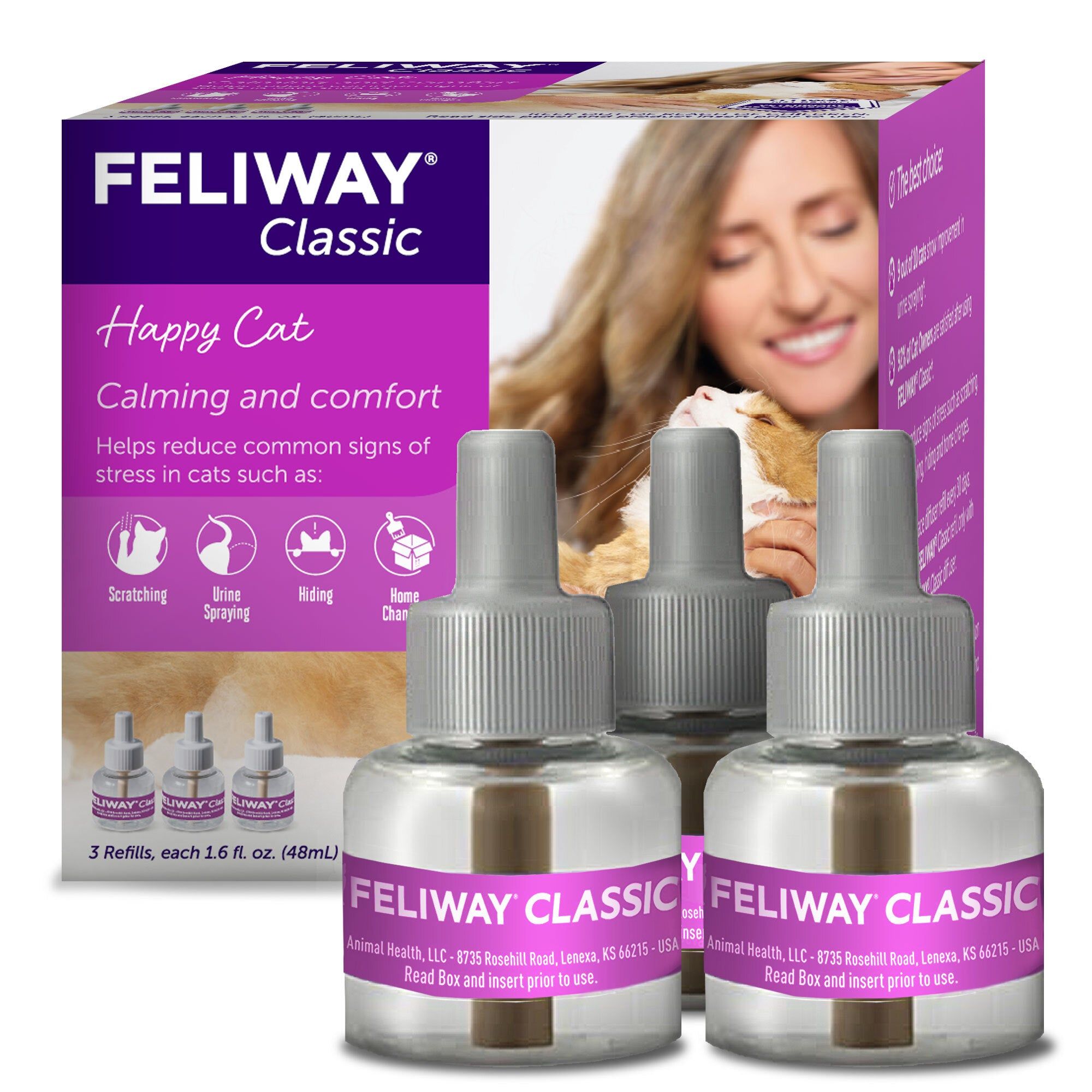 Феливей (Ceva FELIWAY) Classic - Феромон для кошек ( сменный блок 48мл )