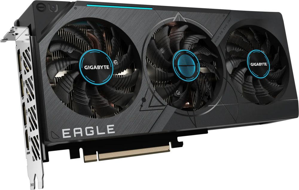 Gigabyte Видеокарта 12 ГБ (GV-N407SEAGLE OC-12GD)