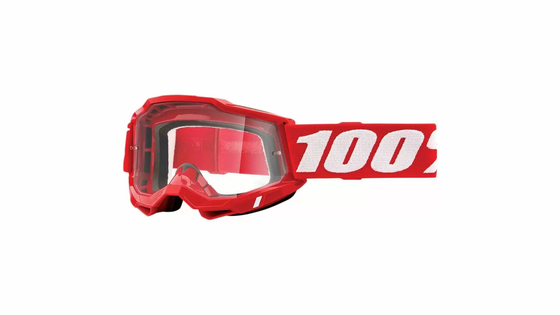 Мотоочки 100% Accuri Forecast Goggle Red/Clear lens