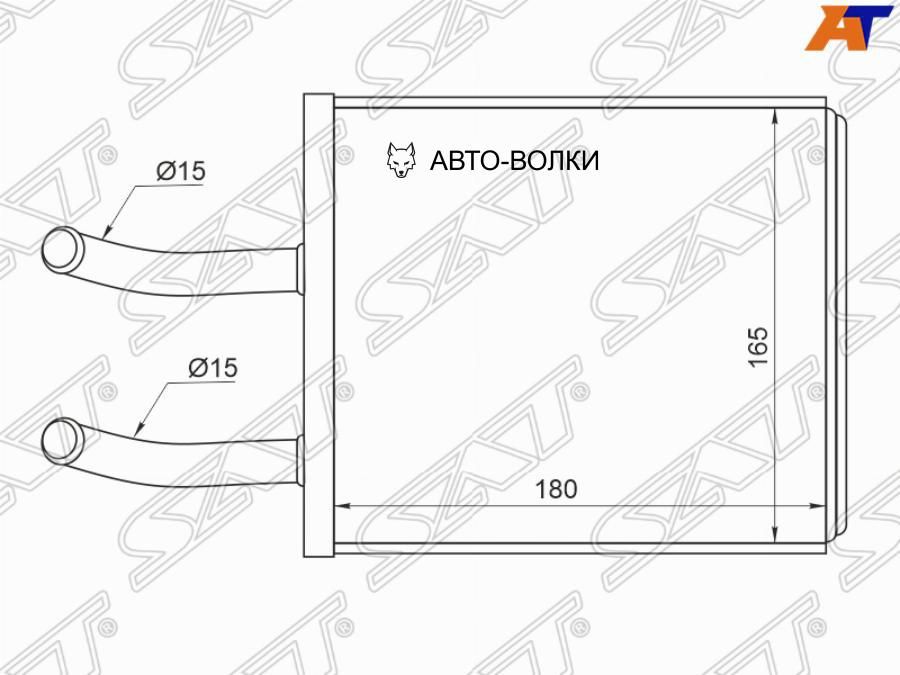 Радиатор отопителя салона KIA RIO 0005 SAT STKA453950