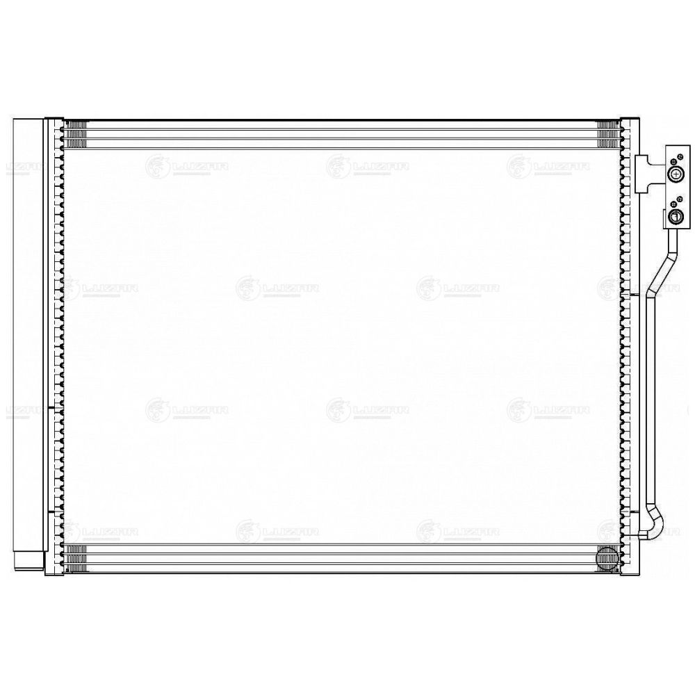 Радиатор кондиционера BMW 5 (F10) 09- 2.0i M, A Luzar LUZAR LRAC 2626