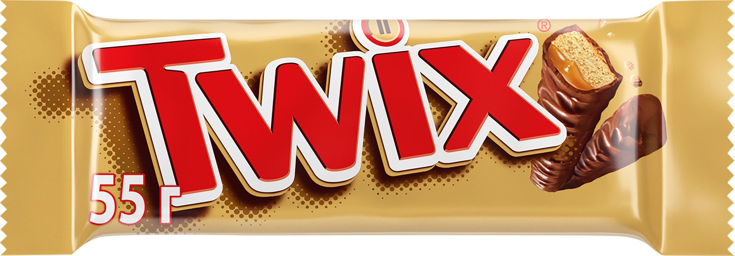 Батончик шоколадный TWIX, 55г