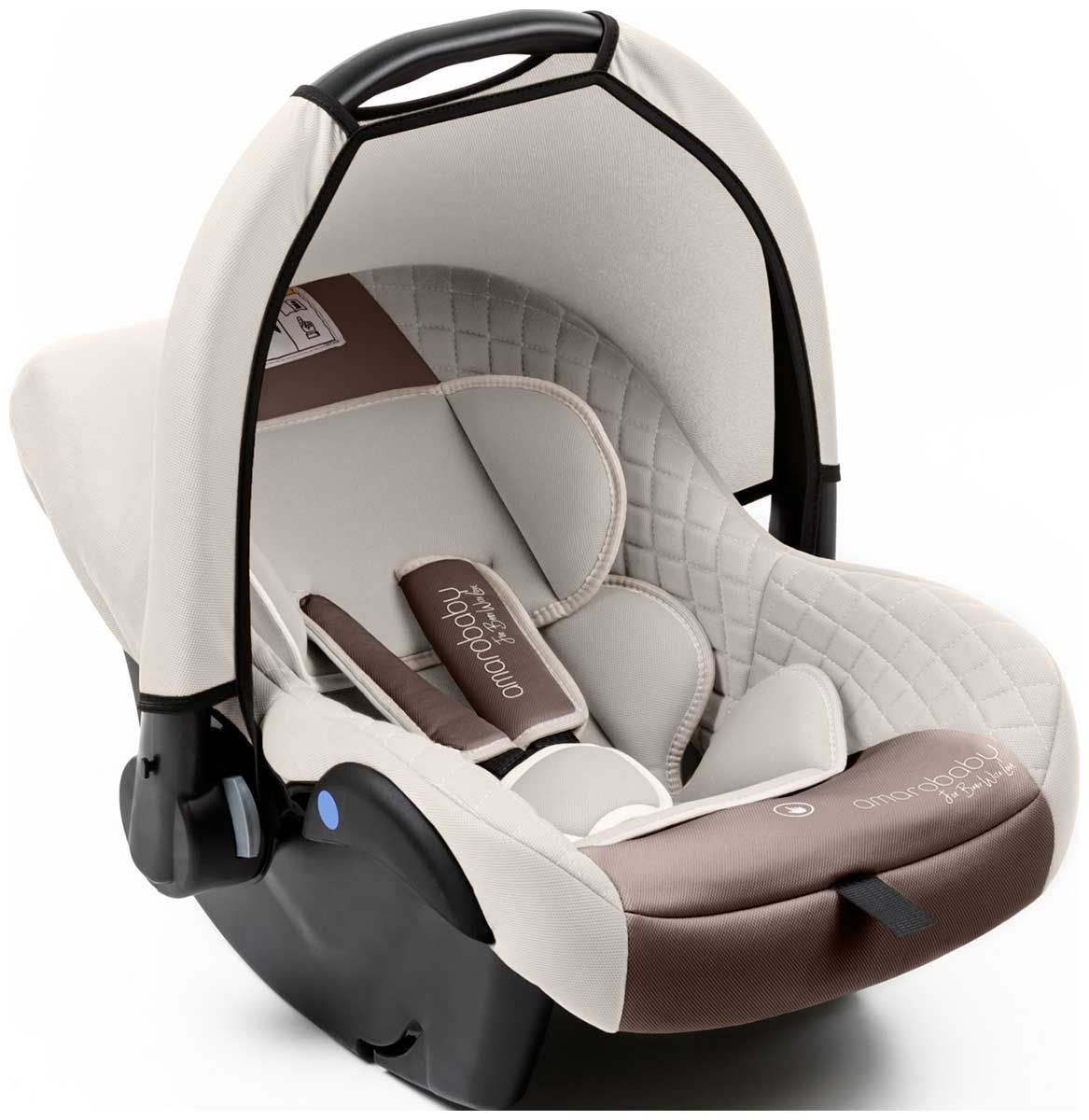 АвтокреслоAmarobabyBabycomfort,группа0+,светло-бежевый(AB222008BC/38)