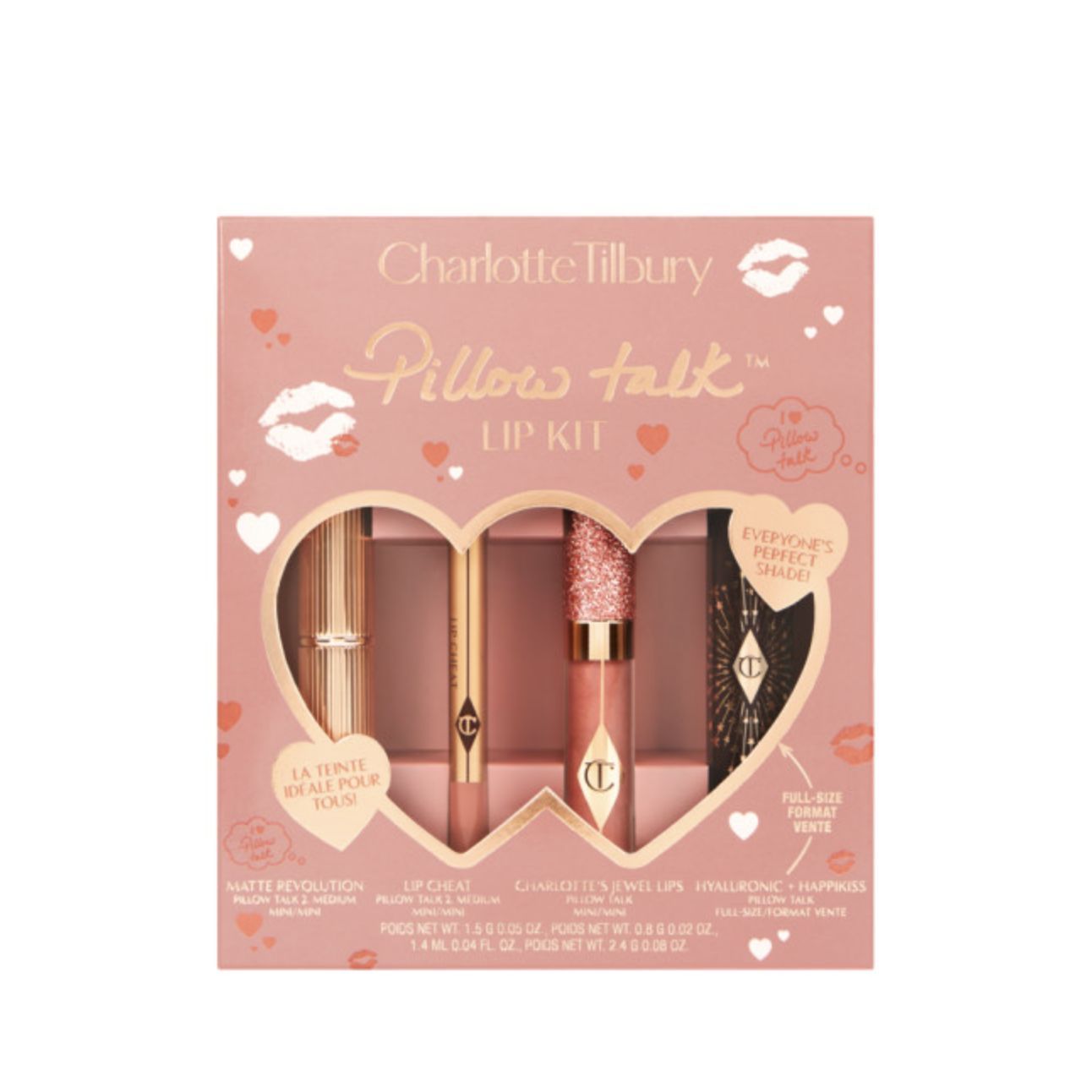 Charlotte Tilbury Подарочный набор косметики Pillow Talk Lip Wardrobe