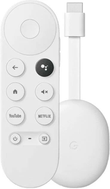 Google Медиаплеер Chromecast HD Android, 1,5 ГБ/8 ГБ, Bluetooth, Wi-Fi, белый