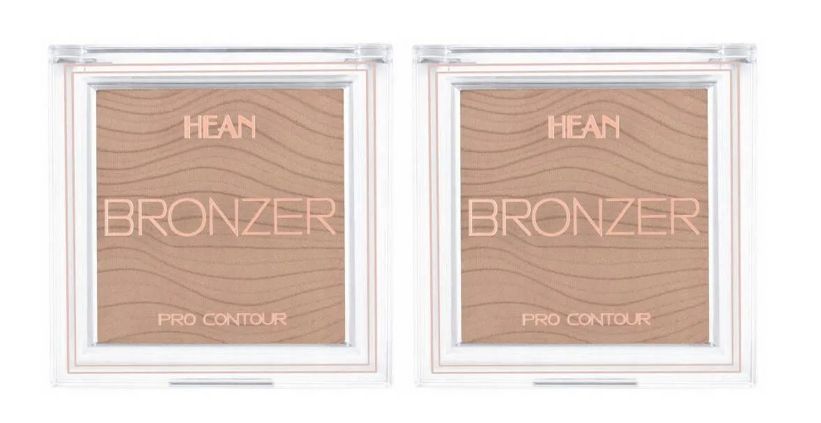 Hean Бронзер для лица Pro-Contour, тон 042 Almond, 2 шт