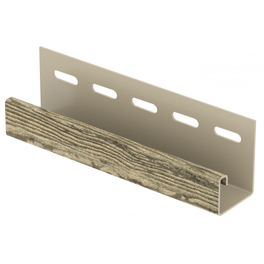 j-профиль 16 мм Винтаж солома, 1500 мм 10 шт для сайдинга