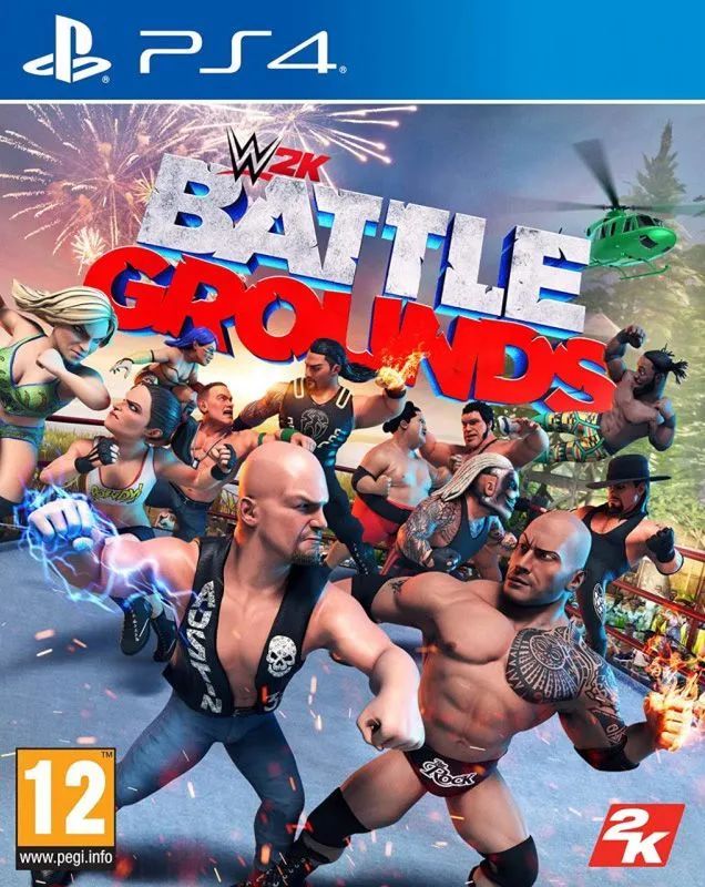 Игра WWE 2K Battlegrounds (PlayStation 4, Английская версия)