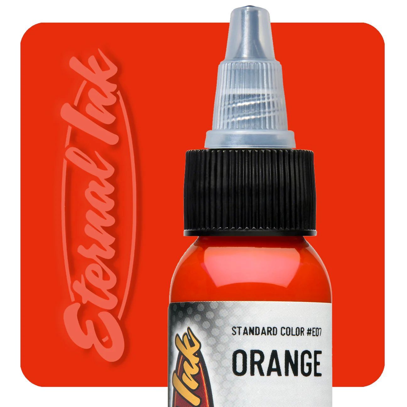 ORANGE Eternal краска пигмент для тату оранжевый оттенок (1/2 oz / 15 мл)