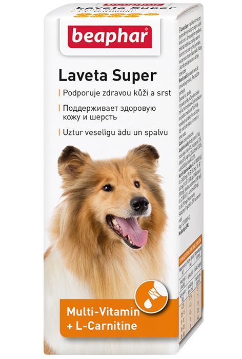 Витамины Для Собак Beaphar (Беафар) Laveta Super Multi-Vitamin Для Кожи и Шерсти 50мл