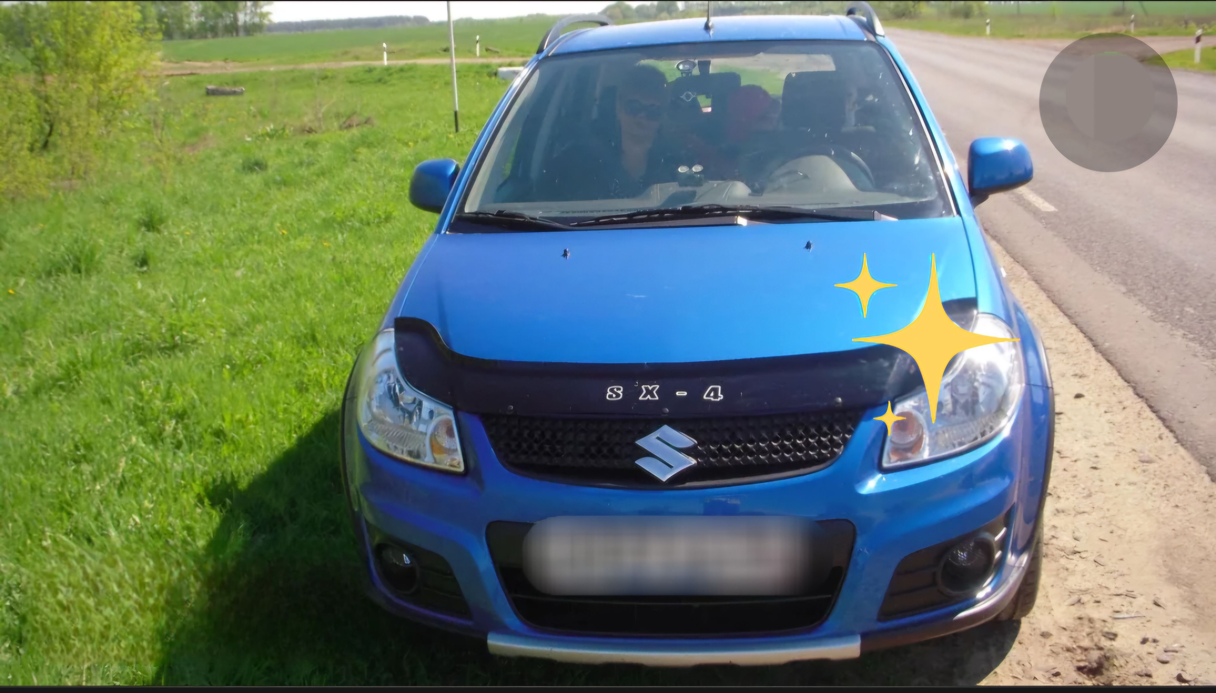 дефлектор капота отбойник Suzuki I SX4 (2006-2013)