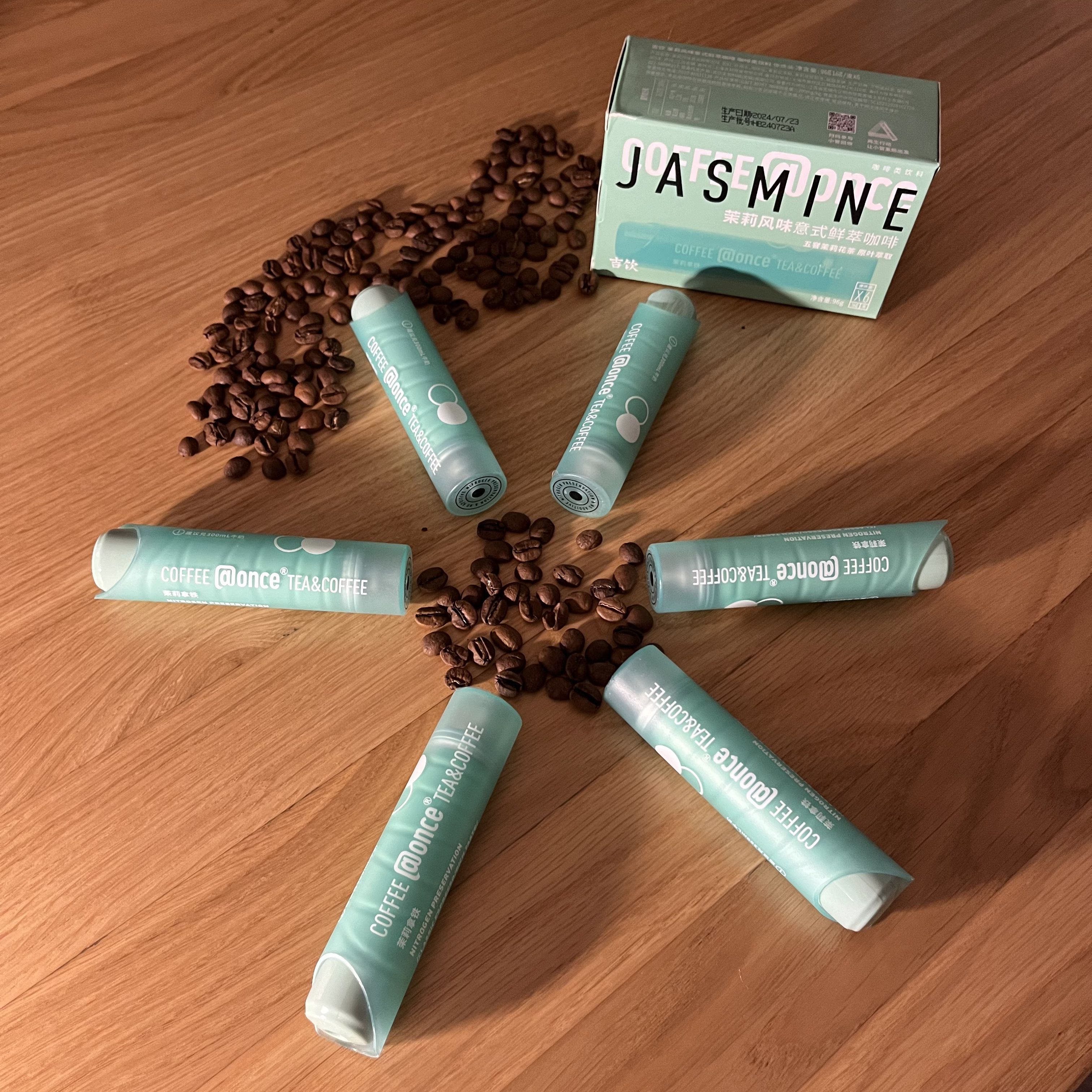 Кофе Нитро Once Coffee Jasmine Tea&Coffee 6 стиков в упаковке