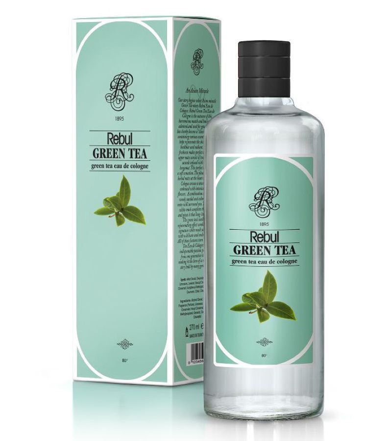 Одеколон турецкий с ароматом зеленого чая, "Rebul", Green Tea, 250 мл. Турция