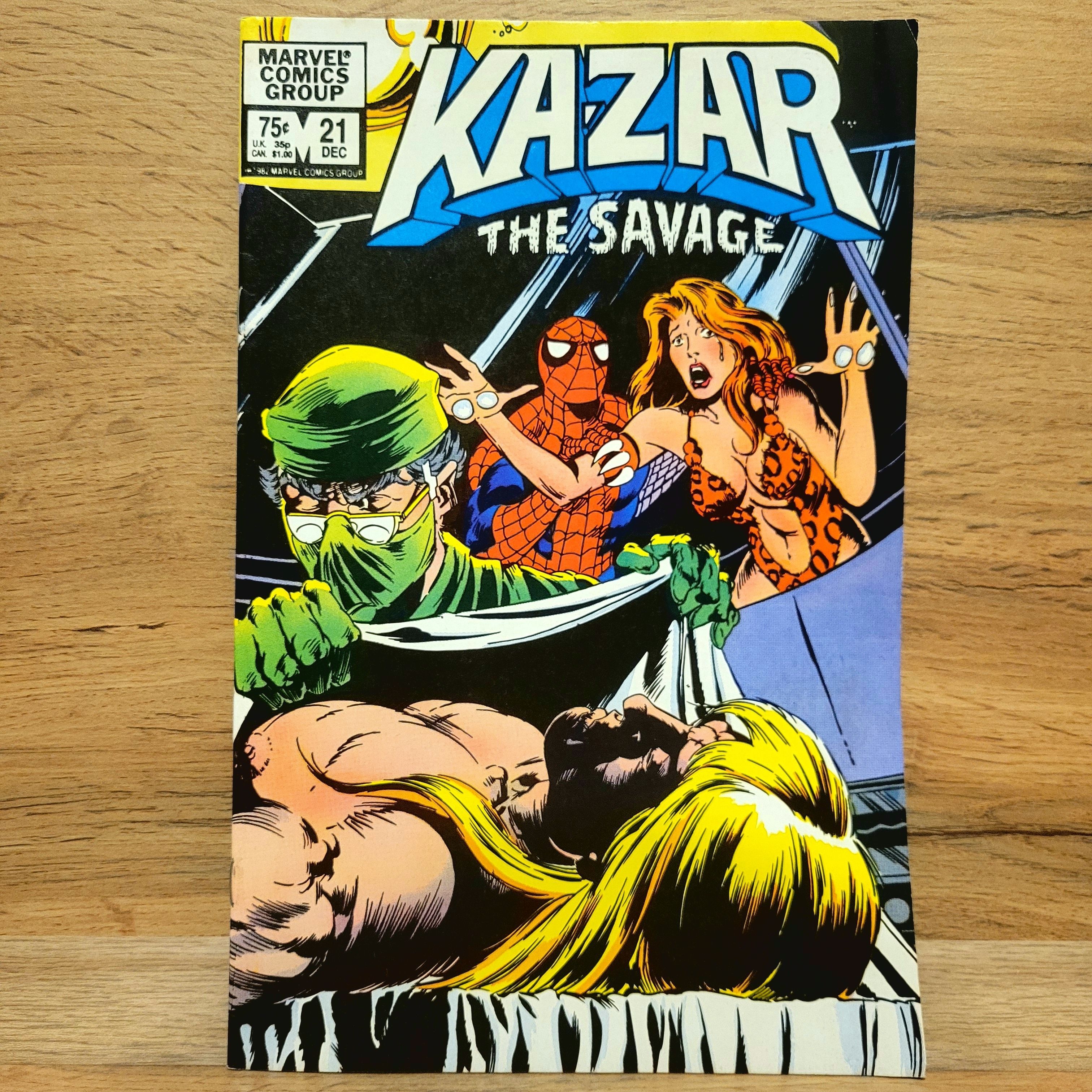 Раритетный Комикс Kazar #21. 1982 Год. | Lee