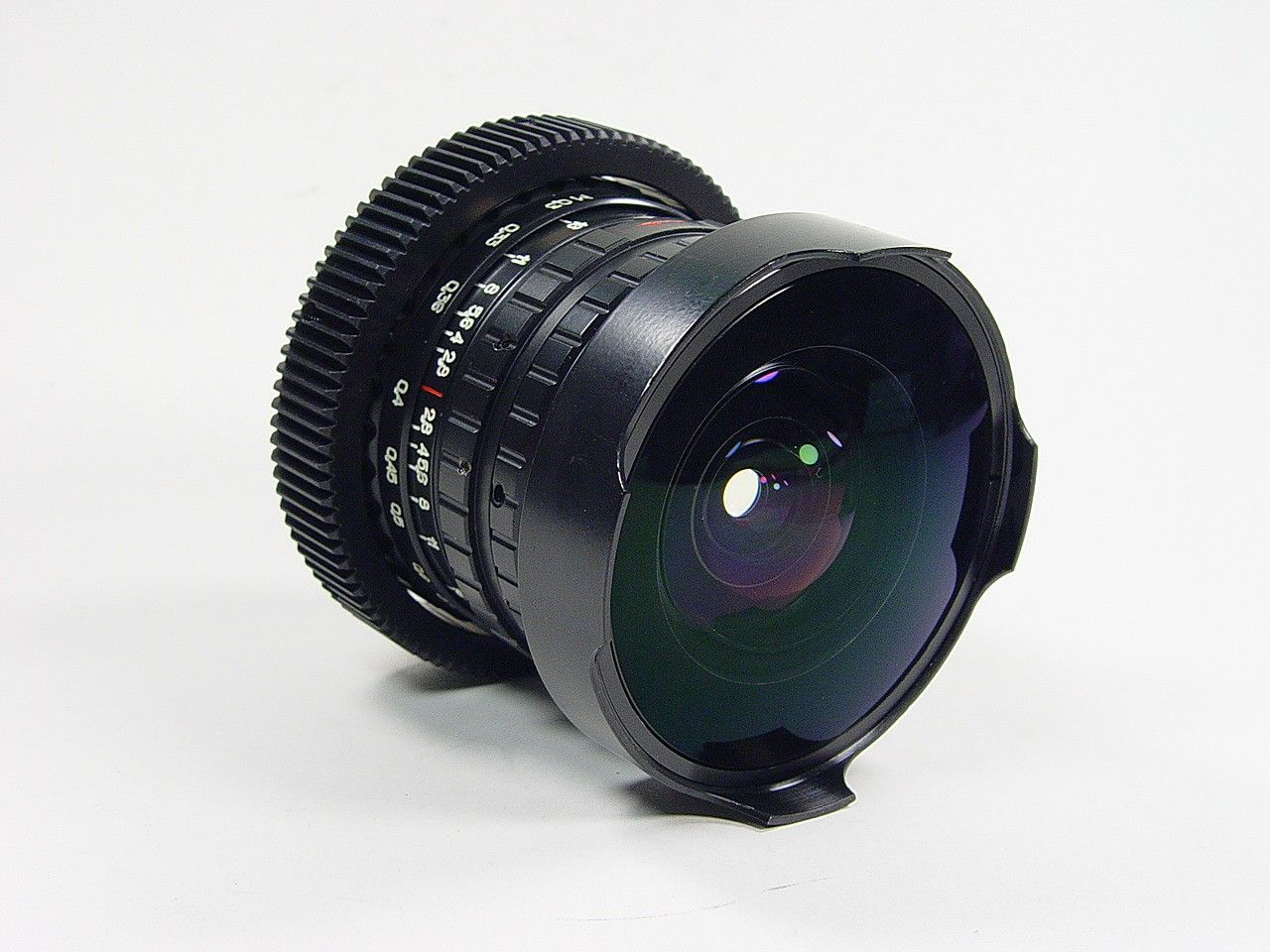 Диагональный полнокадровый светосильный фишай Пеленг f/2.8 17мм PL mount Arriflex RED