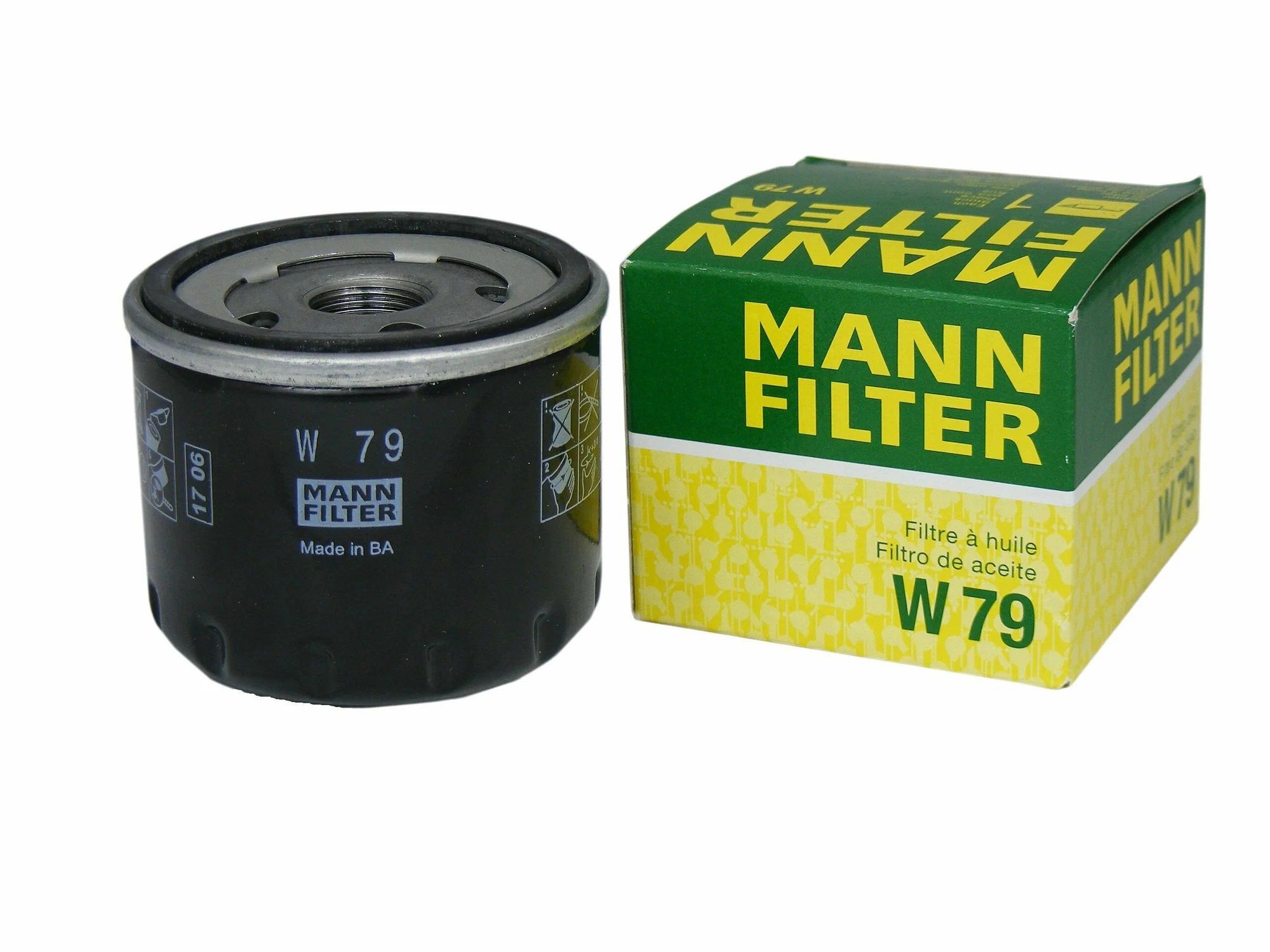 MANN FILTER Фильтр масляный Nissan, арт. W79