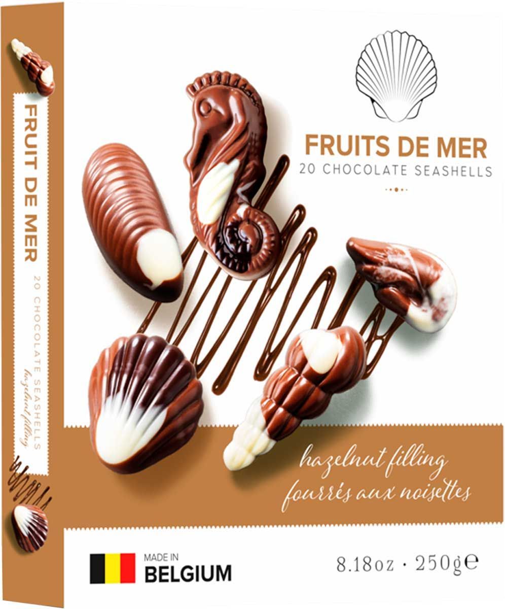 Конфеты Belgian Chocolate Fruits De Mer морские ракушки 250 г