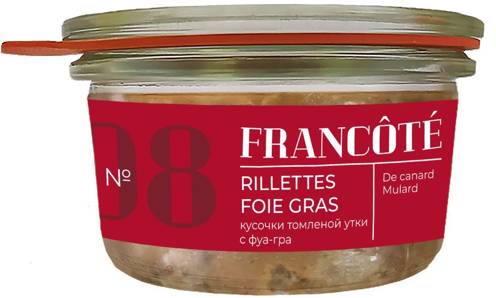 Рийет-паштет со сливочным фуа-гра из мяса уток "Кон Фи" Галерея Вкуса, 120 г