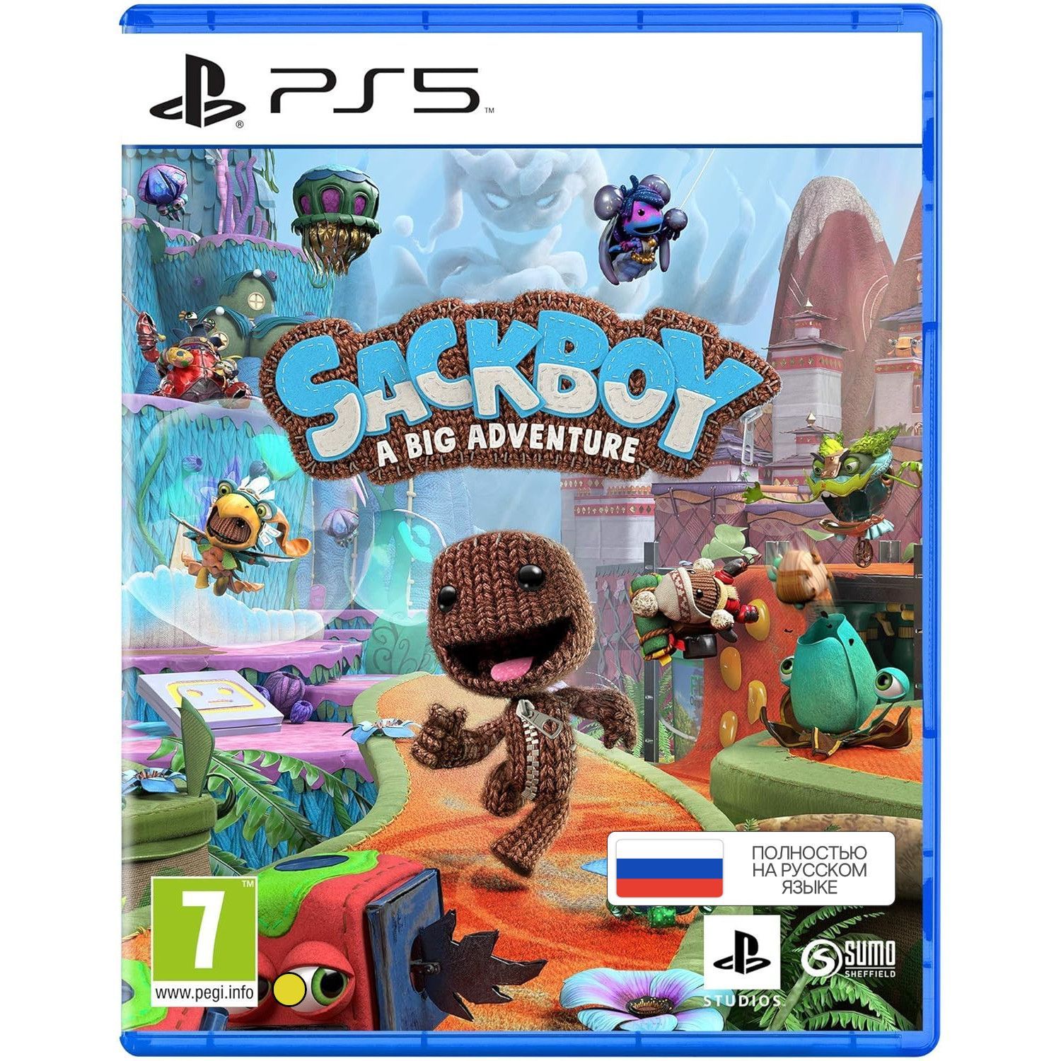 Игра Sackboy: A Big Adventure (Сэкбой: Большое приключение) PS5 (PlayStation 5, Русская версия)