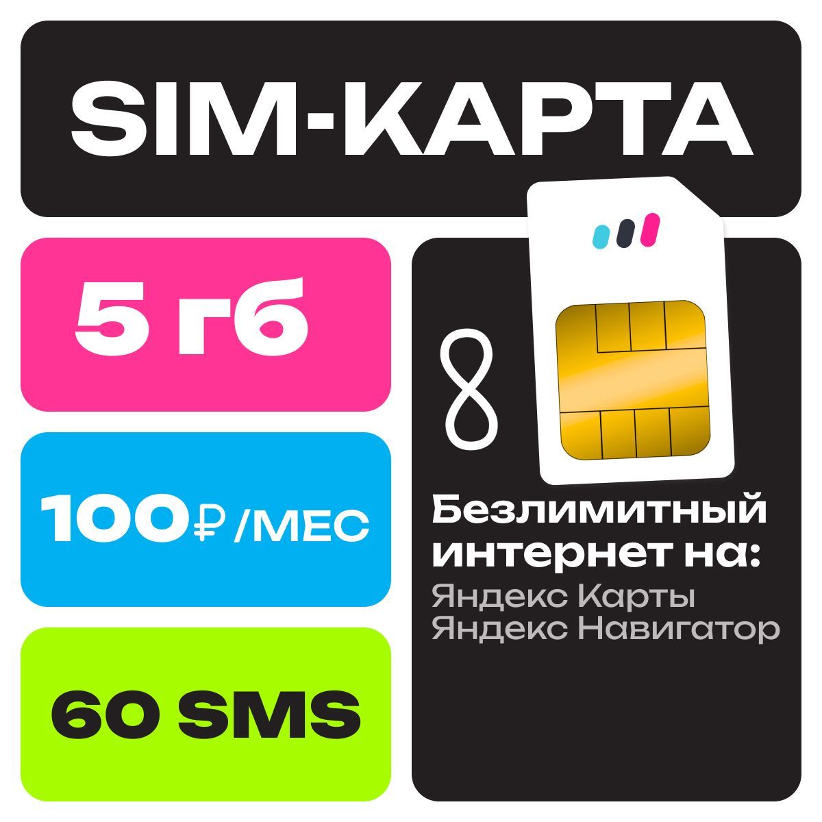 SIM-карта5ГБ.непубличныйтарифдлямодема,роутера,смартфона,модема,планшета,камерывидеонаблюдения(любыеустройства)