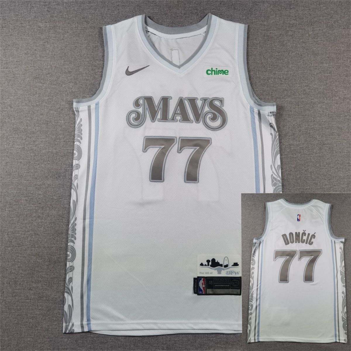 Форма баскетбольная NBA Jerseys Luka Doncic #77 Dallas Mavericks Баскетбольный жилет спортивная рубашка