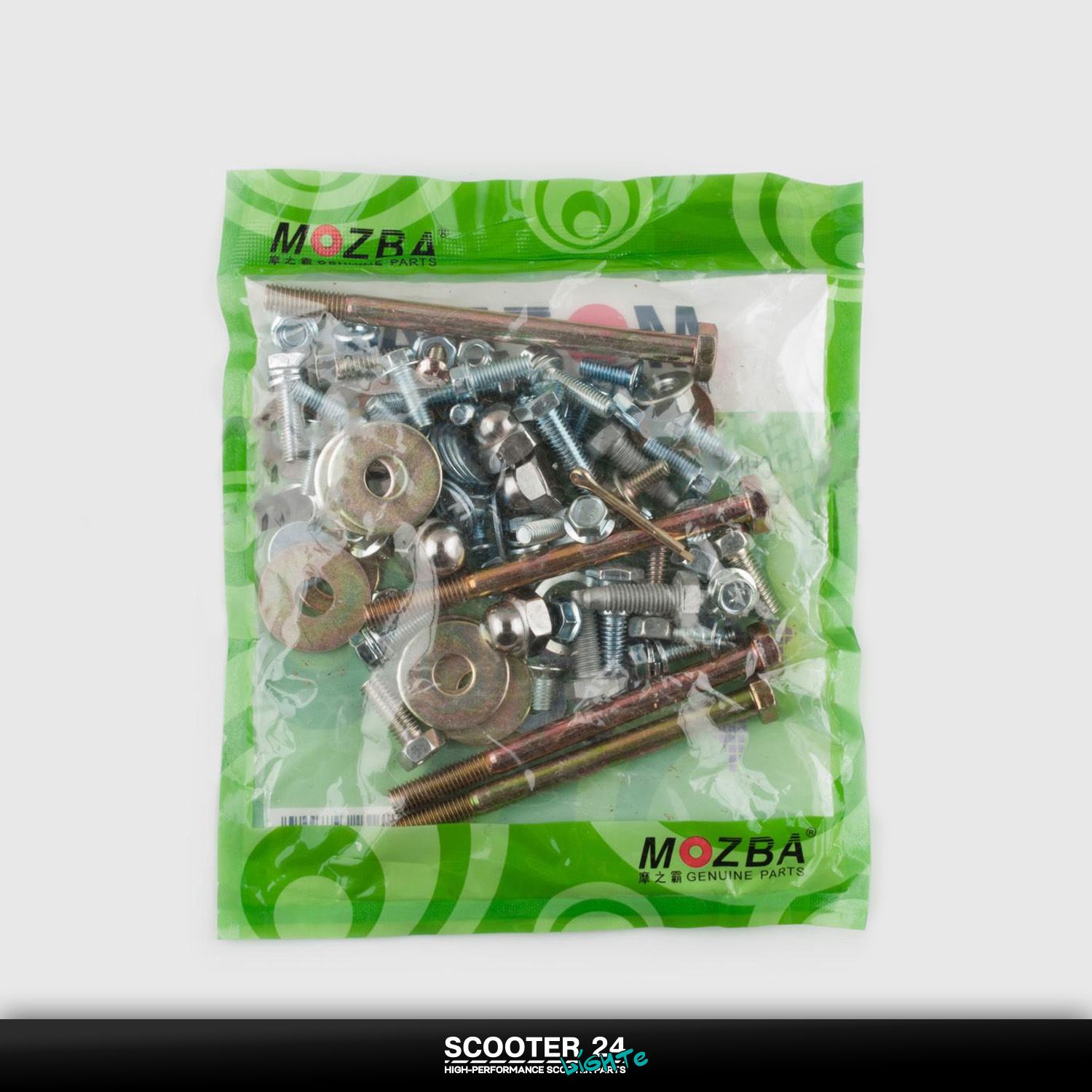 Набор крепежа 139FMB на мопед Alpha / Delta (Альфа / Дельта / Орион Омакс) 139FMB 70 "MOZBA" болты двигателя