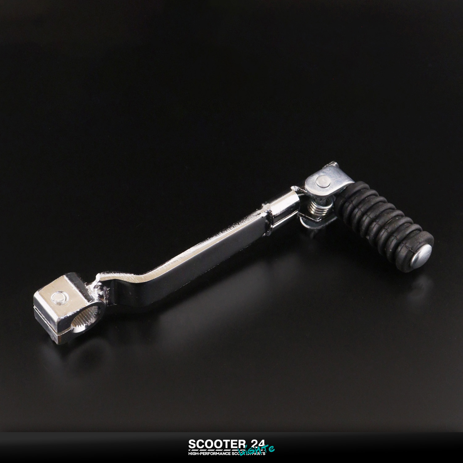 Ножка переключения передач на питбайк Кайо KAYO 125/140 (откидная, хром) "KOMATCU"