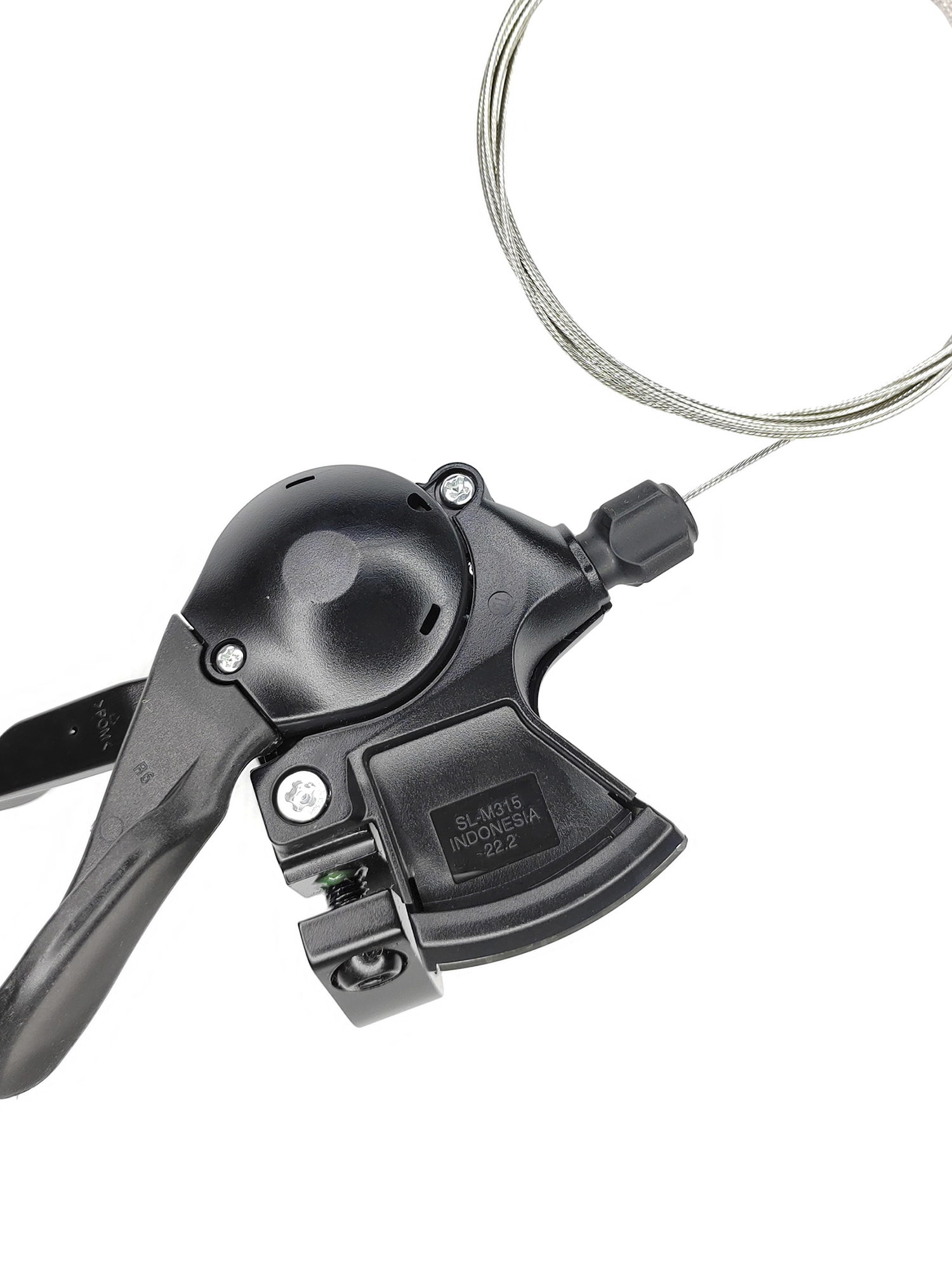 Shimano Шифтер (манетка) SL-M315, серия Altus, 7 скоростей, под правую руку, трос 205 см — Товары для велоспорта — фото 3