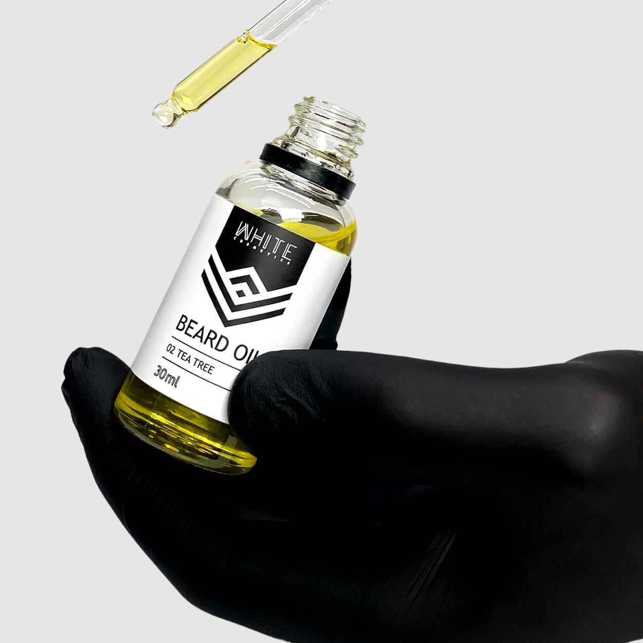 WHITE Масло для роста бороды и усов Чайное дерево 30мл / Beard Oil.(图5)