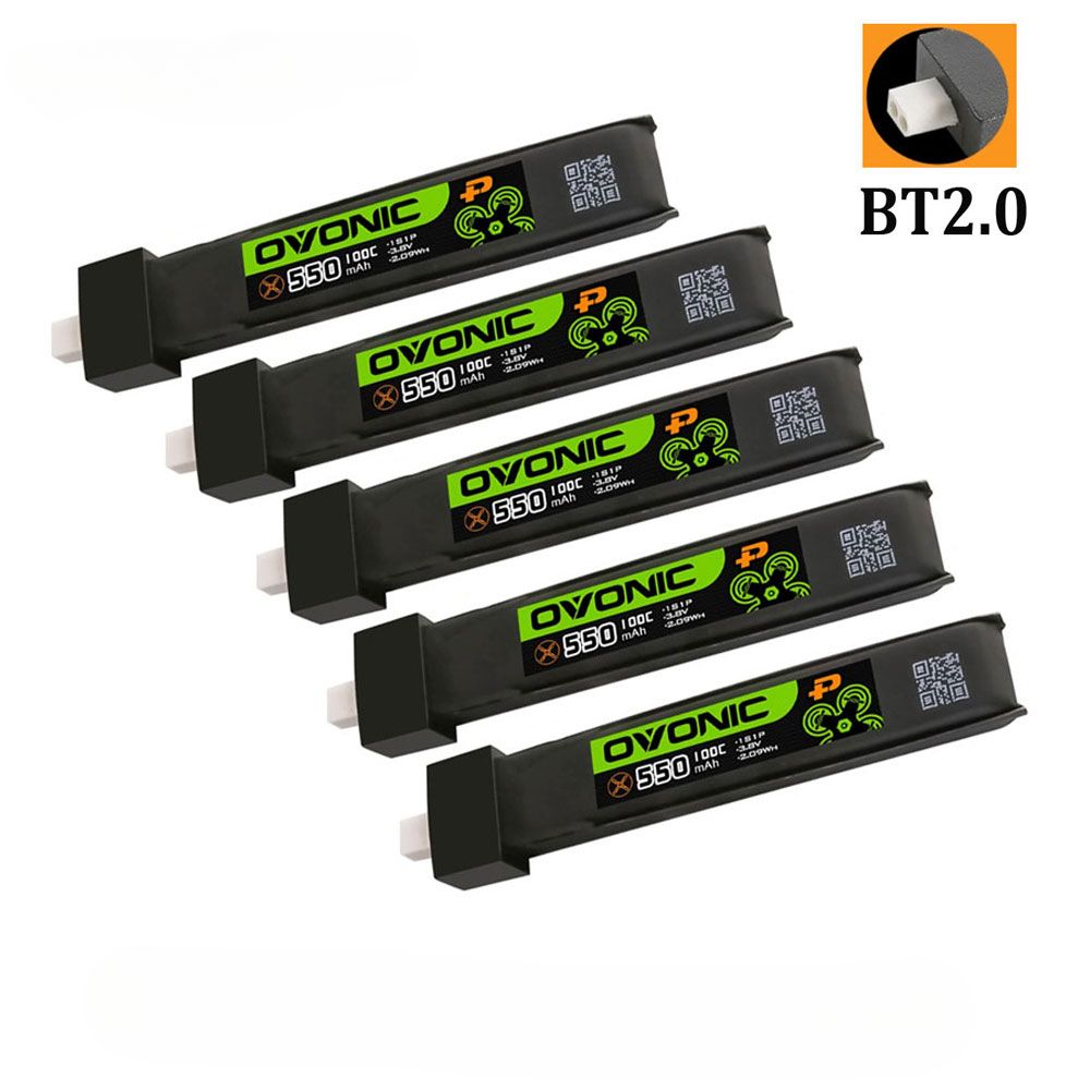 Ovonic 1S LiHV 3.8V 550mah 100C Lipo BT2.0