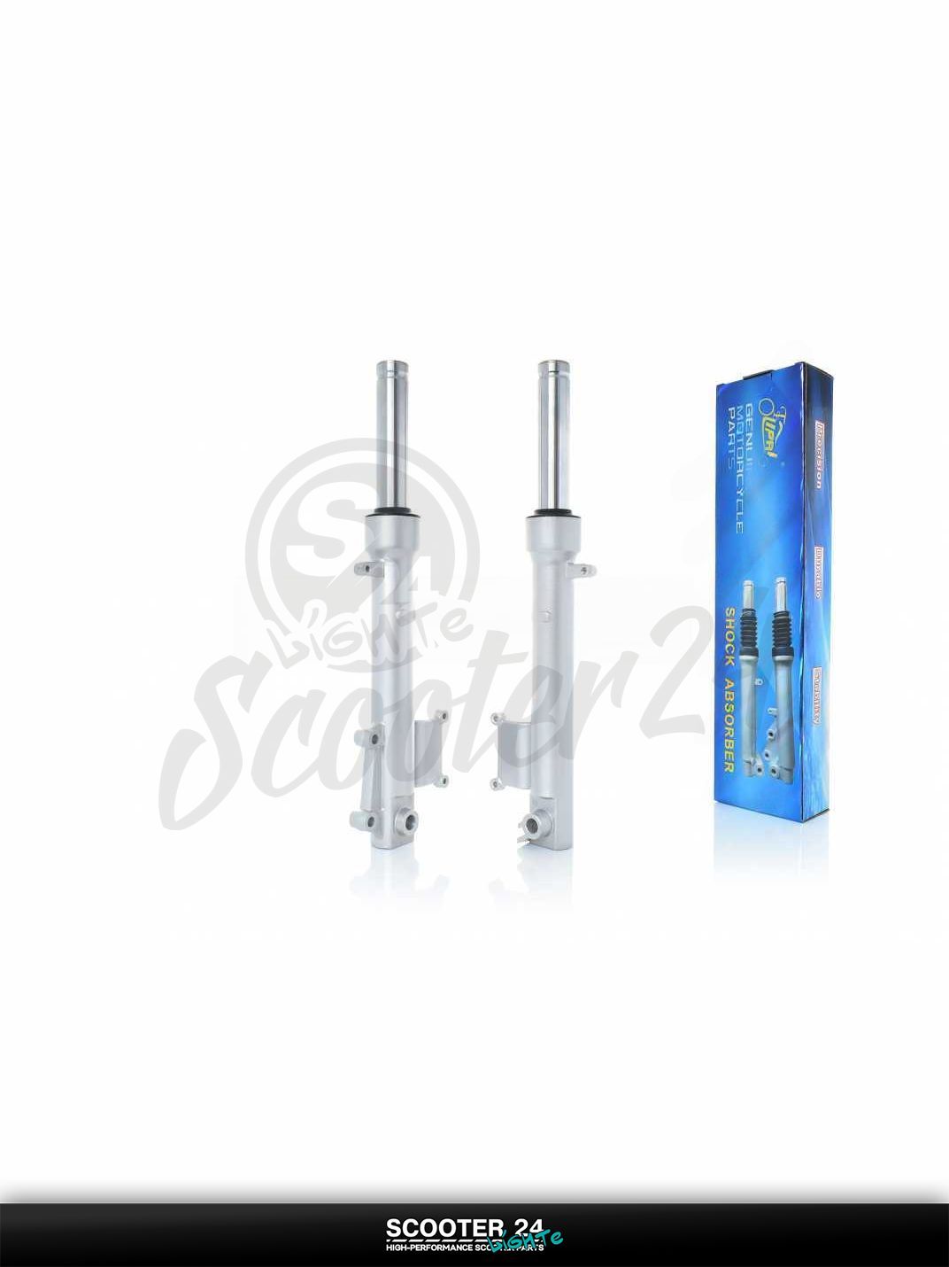 Амортизаторы передние на скутер китайский 139QMB и 157QMJ (перья) GRAND PRIX "LIPAI"