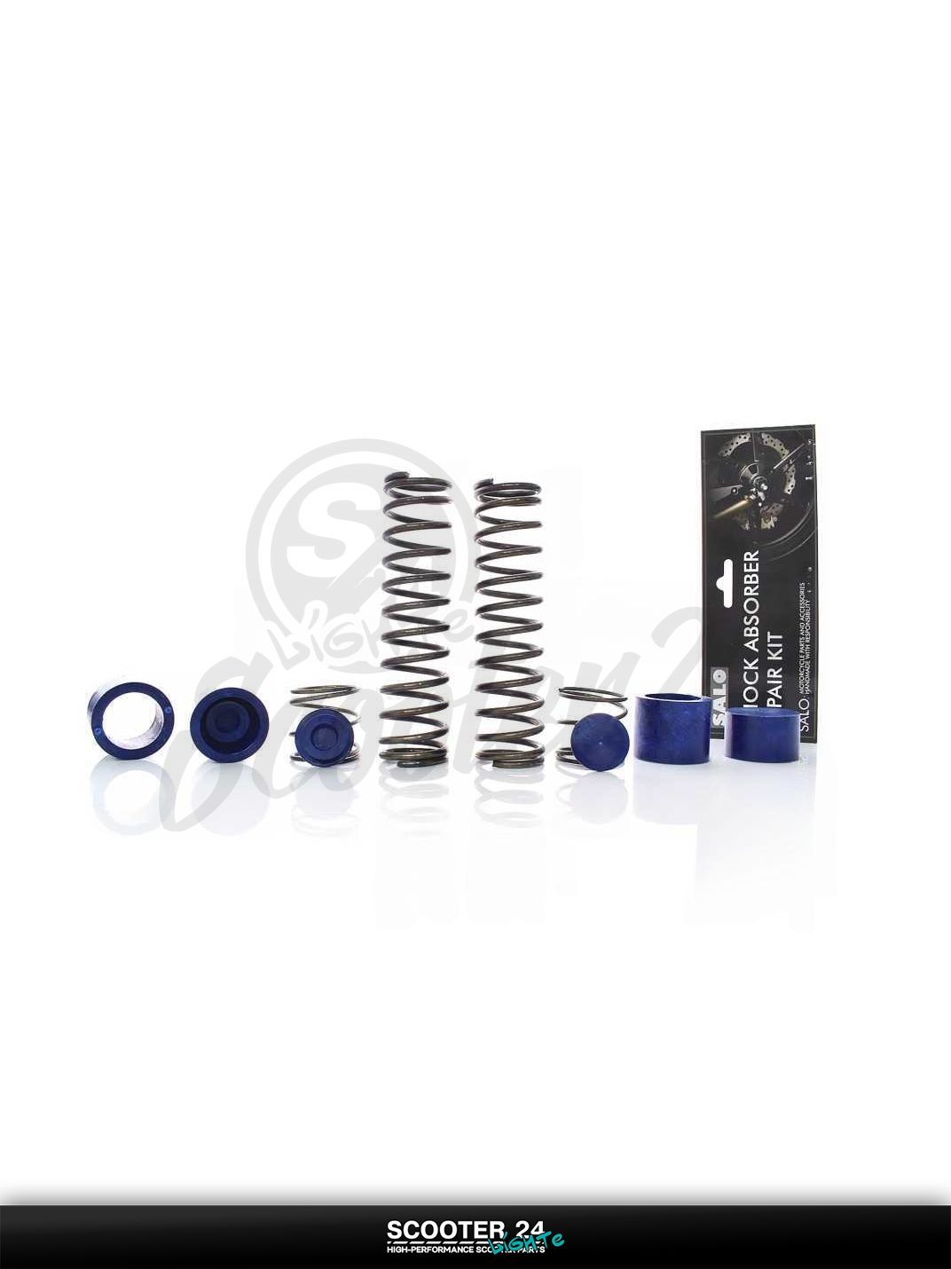 Ремкомплект вилки на скутер Yamaha VINO 4T / Ямаха Вино с 4-х татным двигателем "SALO" (втулки, пружины)