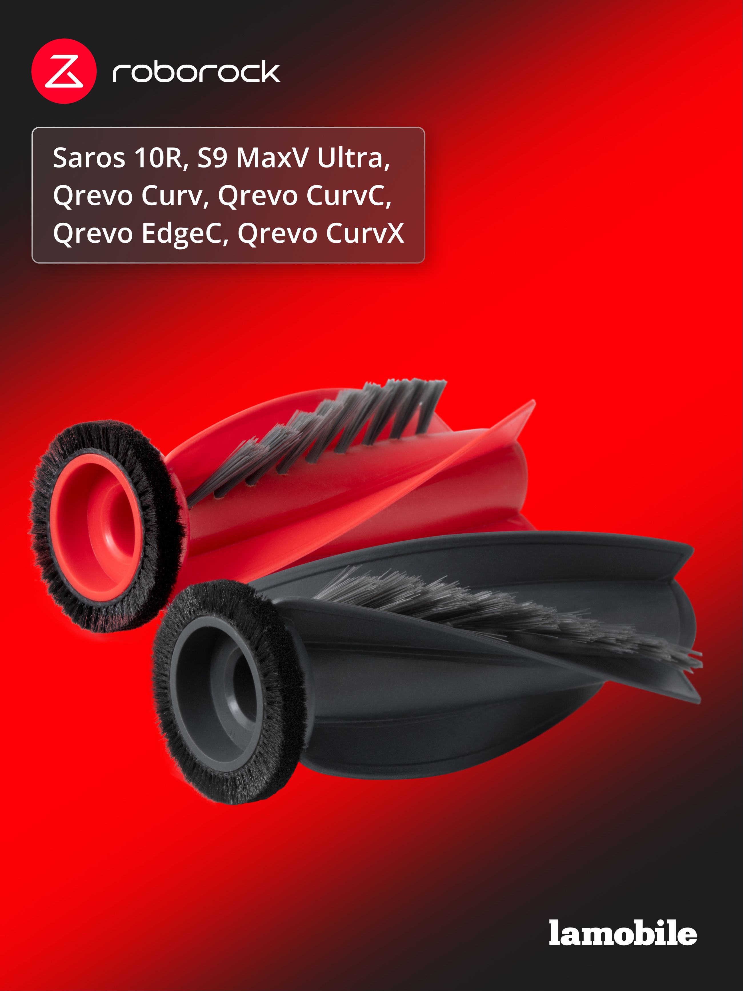 Основная щетка Roborock для робота-пылесоса (2шт) (SDZS10RR)