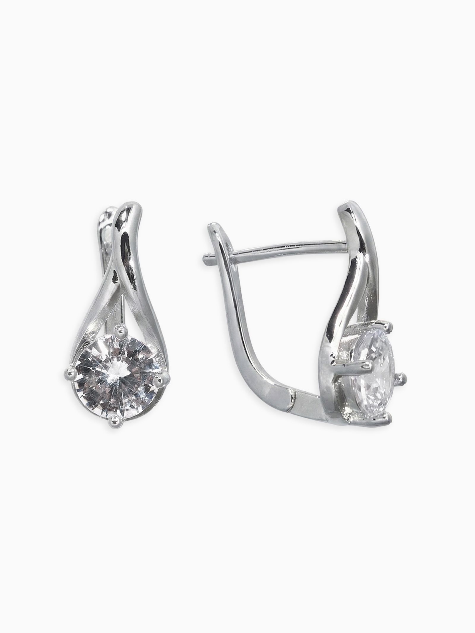 Серьги женские, бижутерия, сережки в серебре